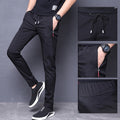 Men's Summer Thin Ice Silk Loose Fit Trousers