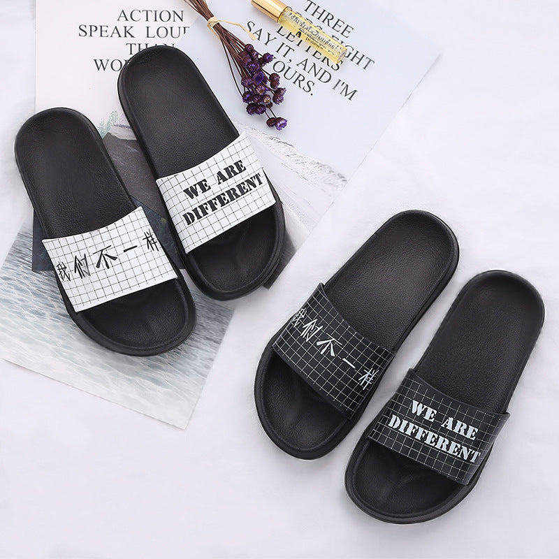 Unique Stylish Non-Slip Indoor/Outdoor Slippers for Couples