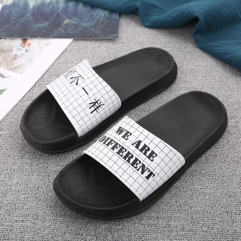 Unique Stylish Non-Slip Indoor/Outdoor Slippers for Couples