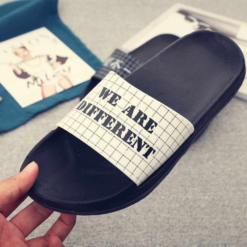 Unique Stylish Non-Slip Indoor/Outdoor Slippers for Couples